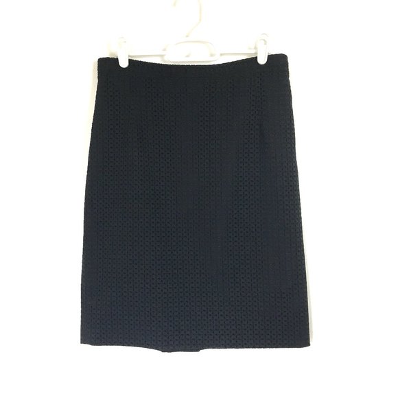 Dolce & Gabbana Dresses & Skirts - D&G Skirt Black Cotton Silk Lined Eyelet 27.5x21